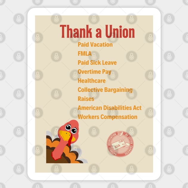 Thank a Union Magnet by TorrezvilleTees